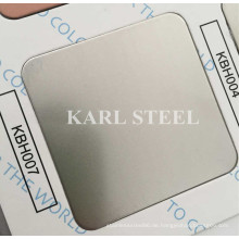 Edelstahl Silber Farbe Hairline Kbh007 Blatt für Dekorationsmaterialien